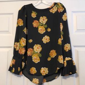 LOFT blouse with floral print XS